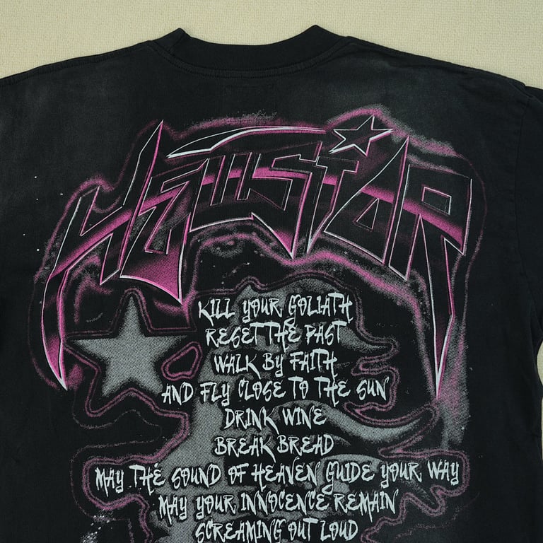 Hellstar The Future T-Shirt Black/Pink - 23