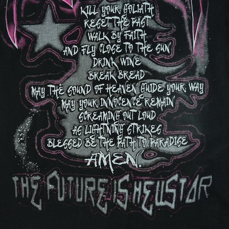 Hellstar The Future T-Shirt Black/Pink - 24