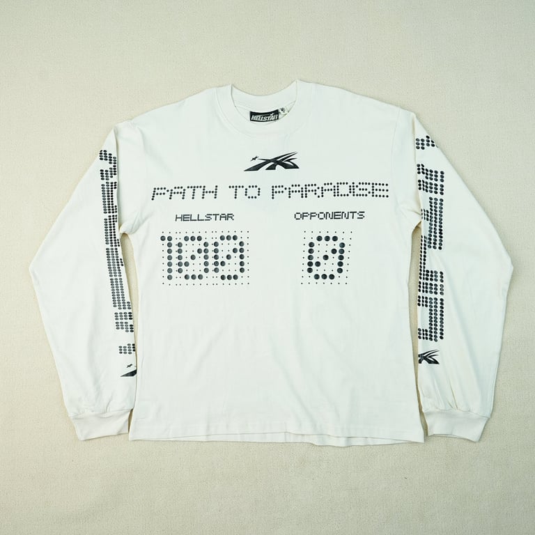 Hellstar Scoreboard L/S T-shirt White - 7