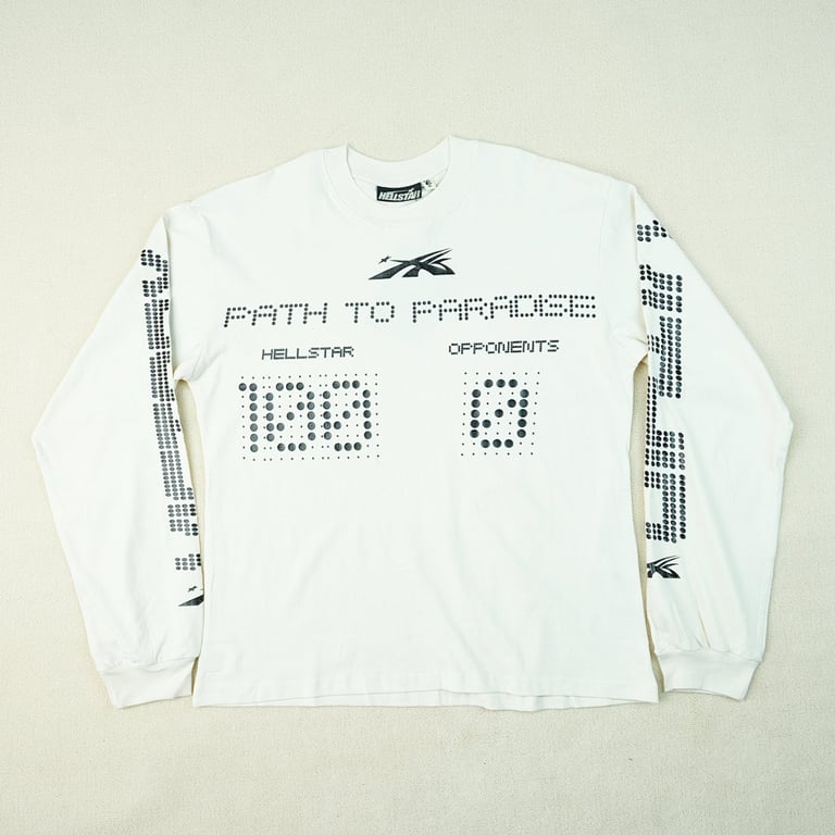 Hellstar Scoreboard L/S T-shirt White - 8