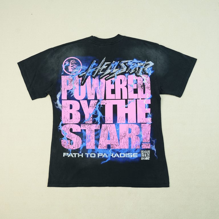 Hellstar Powered By The Star T-Shirt Black - 18