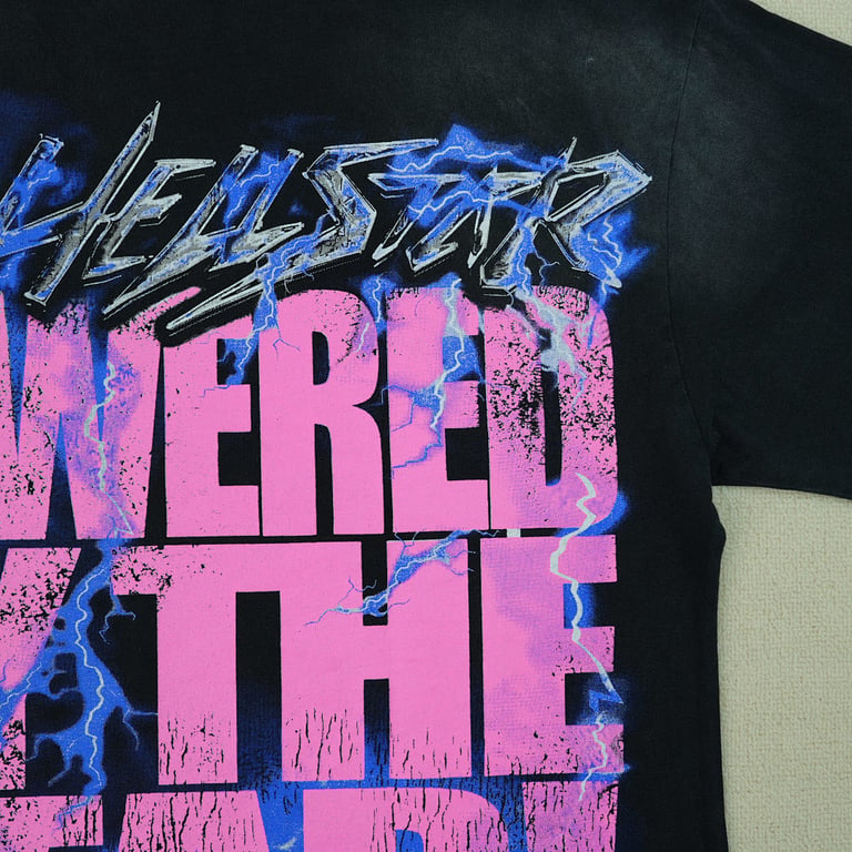 Hellstar Powered By The Star T-Shirt Black - 22
