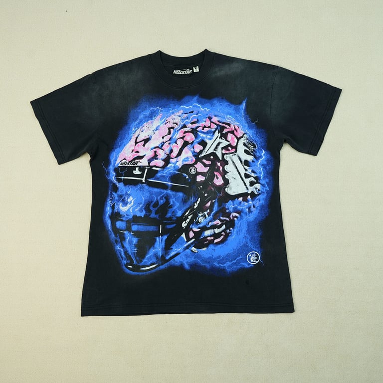 Hellstar Powered By The Star T-Shirt Black - 6