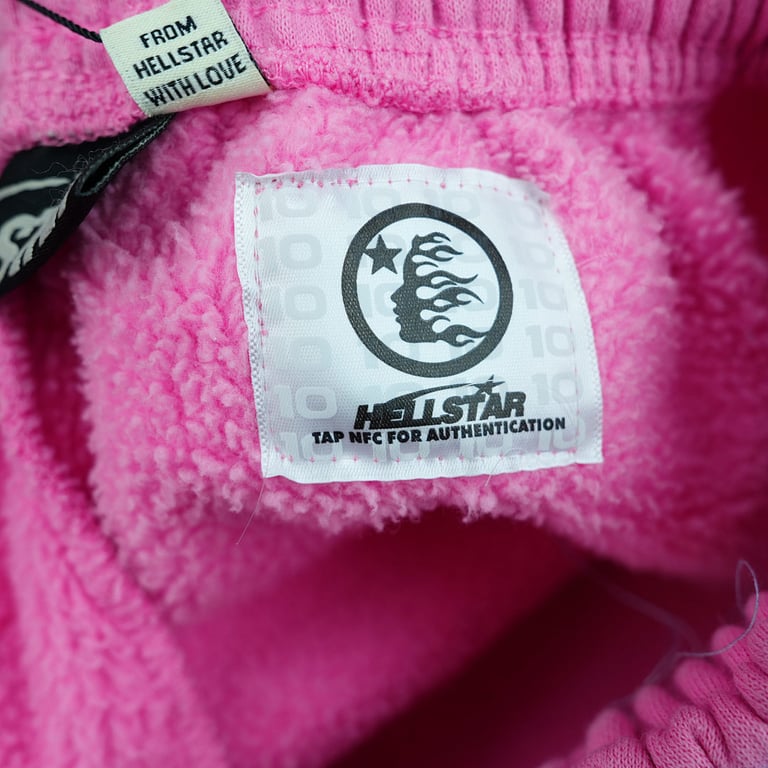 Hellstar Flame Sweatpants Pink - 11