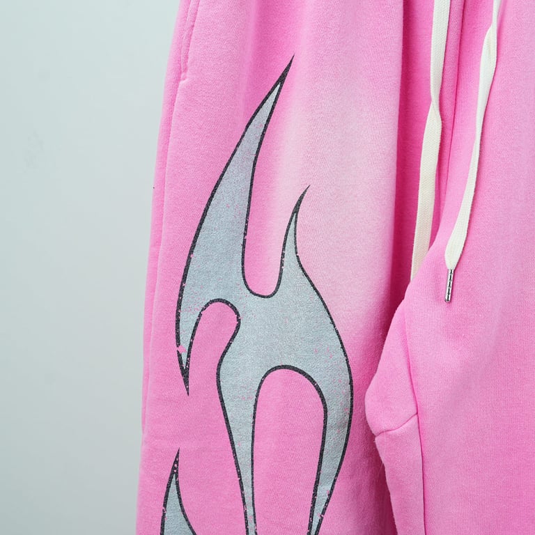 Hellstar Flame Sweatpants Pink - 6