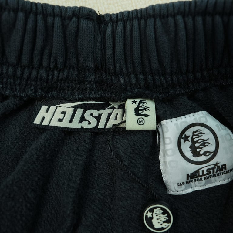 Hellstar Sports Flame Shorts Black - 13