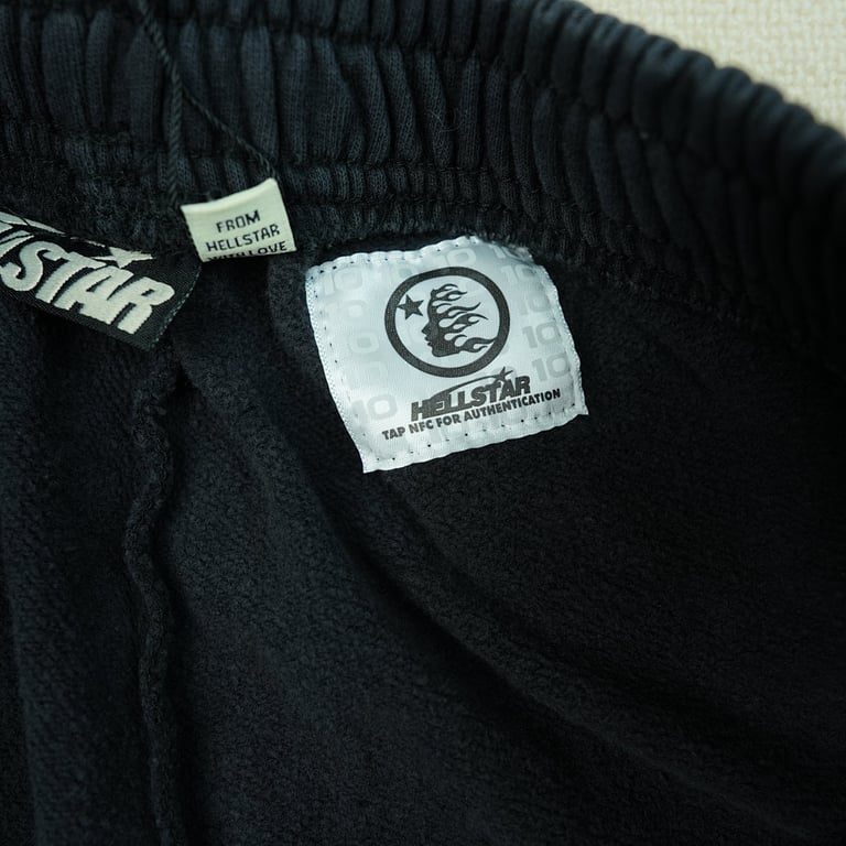 Hellstar Graphic Flame Shorts Black - 11