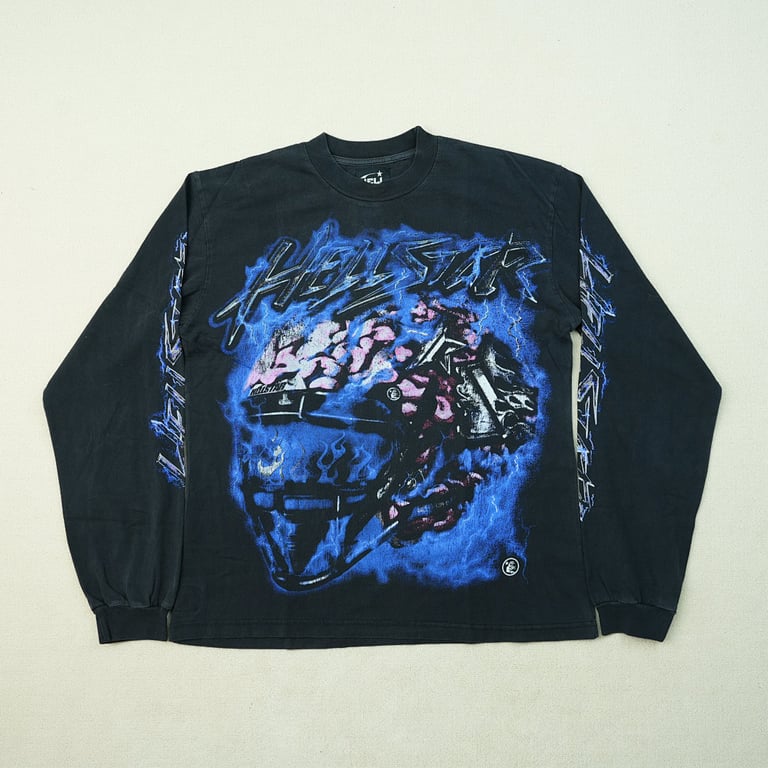 Hellstar Powered By The Star L/S Tee Black - 10