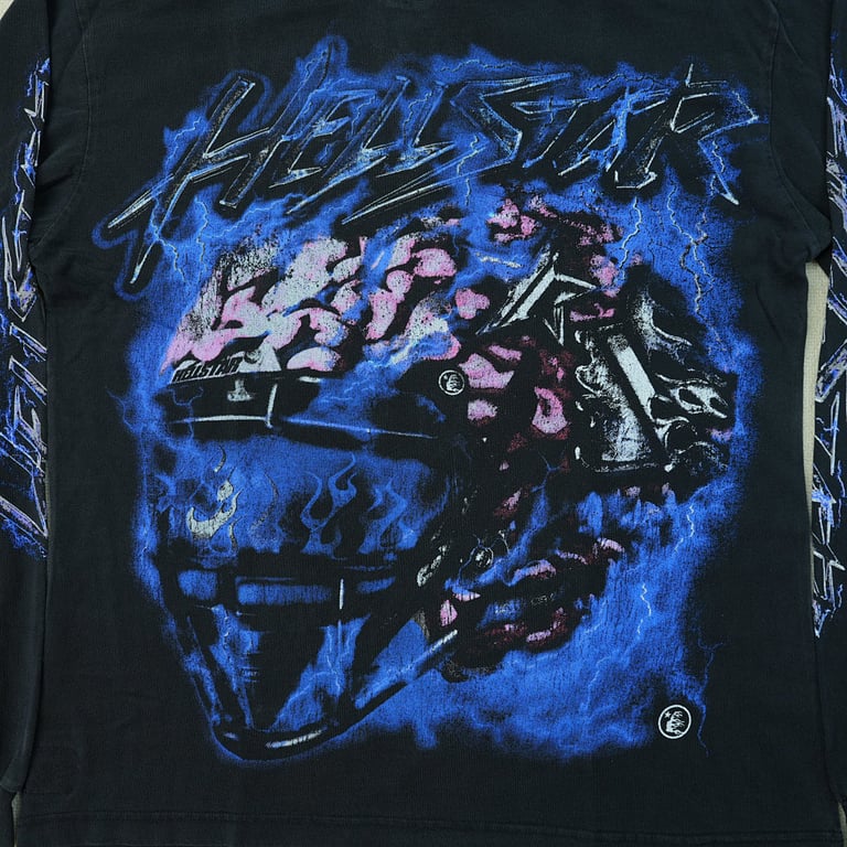 Hellstar Powered By The Star L/S Tee Black - 12