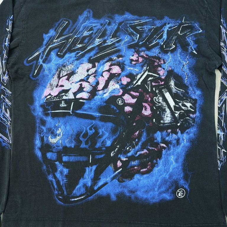 Hellstar Powered By The Star L/S Tee Black - 13