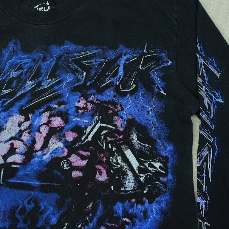 Hellstar Powered By The Star L/S Tee Black - 16