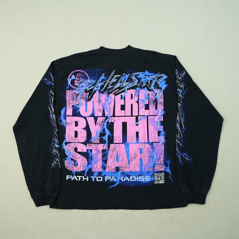 Hellstar Powered By The Star L/S Tee Black - 24
