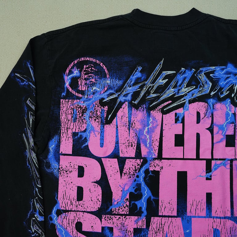 Hellstar Powered By The Star L/S Tee Black - 25