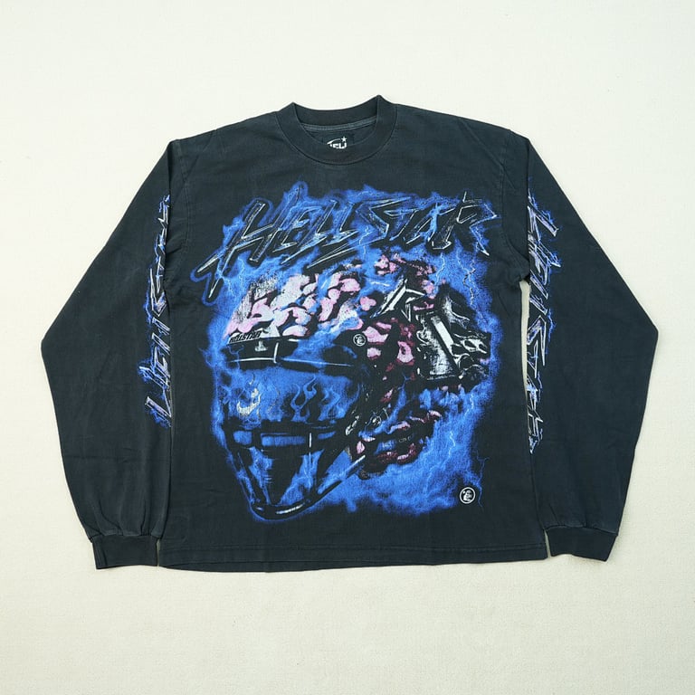 Hellstar Powered By The Star L/S Tee Black - 8