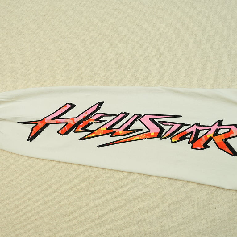 Hellstar Pixel L/S Tee White - 17