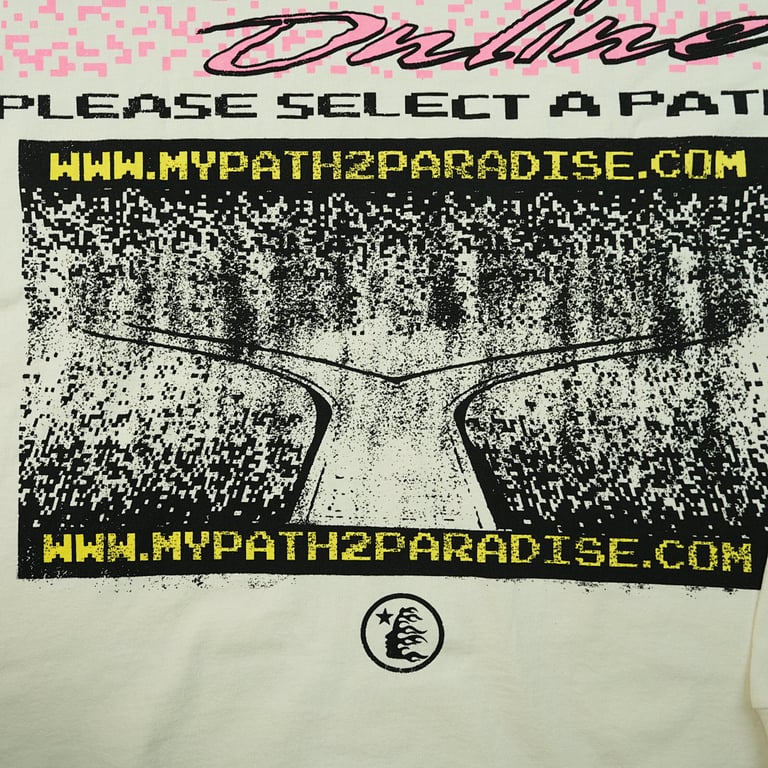 Hellstar Pixel L/S Tee White - 25