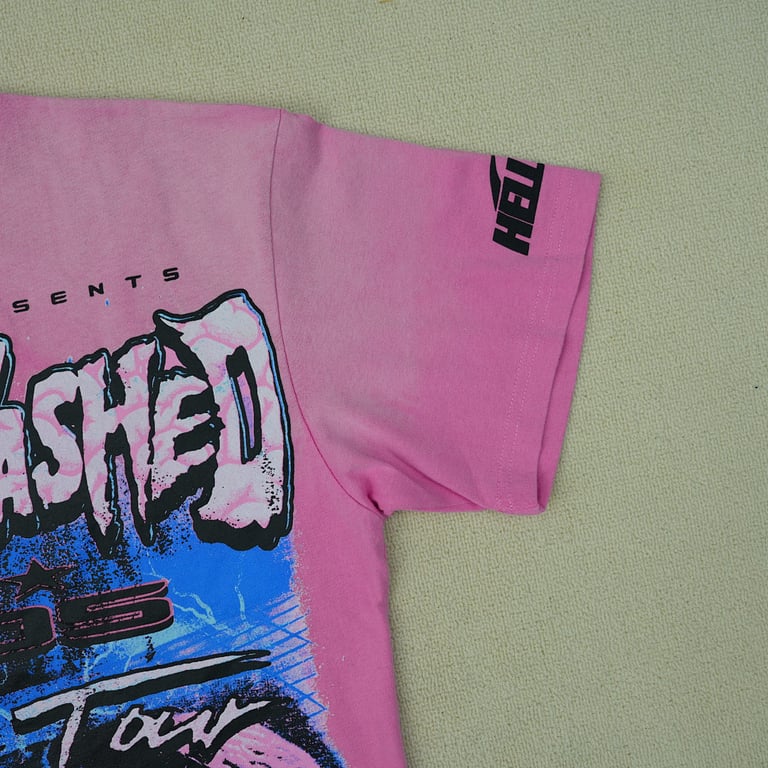 Hellstar Brainwashed World Tour T-Shirt Pink - 9