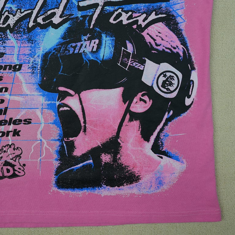 Hellstar Brainwashed World Tour T-Shirt Pink - 10
