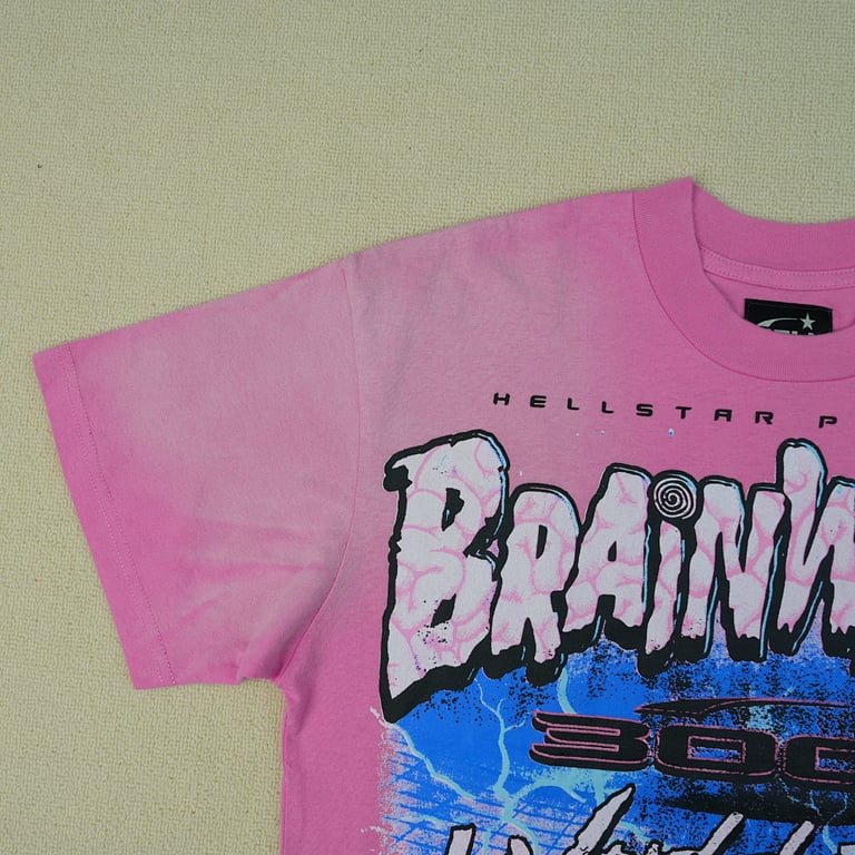 Hellstar Brainwashed World Tour T-Shirt Pink - 28
