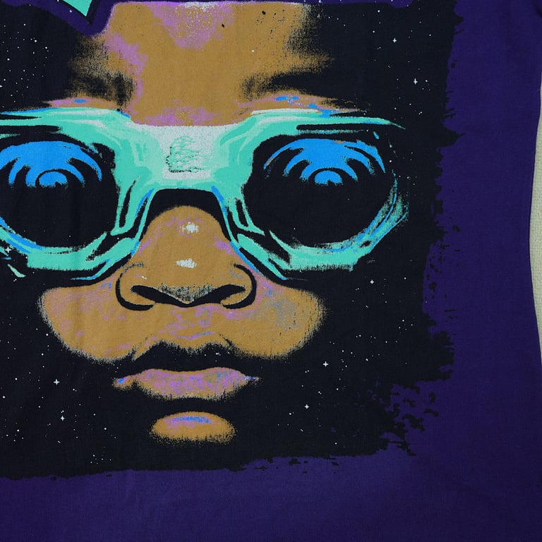 Hellstar Goggles T-Shirt Purple - 11