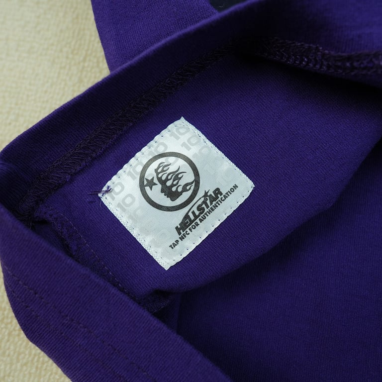 Hellstar Goggles T-Shirt Purple - 14