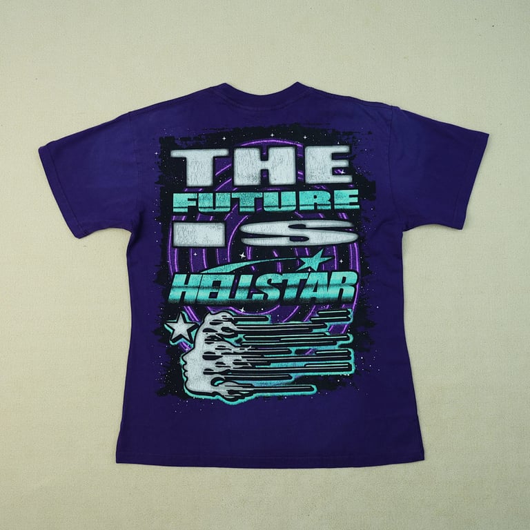 Hellstar Goggles T-Shirt Purple - 15