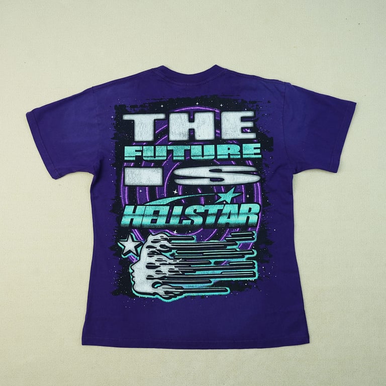 Hellstar Goggles T-Shirt Purple - 16