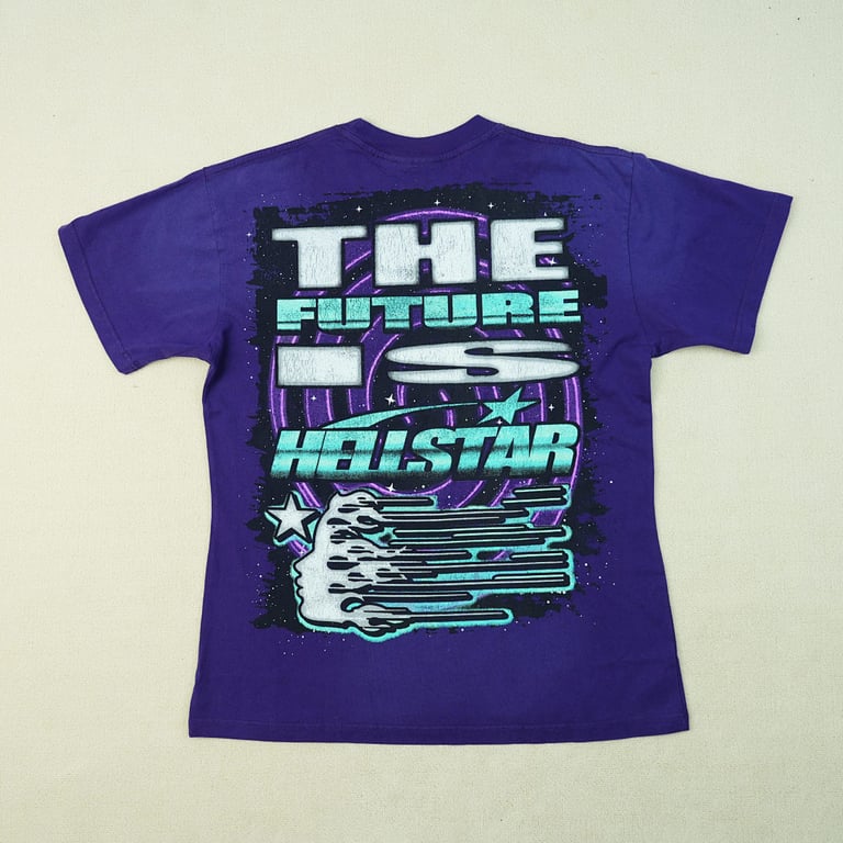 Hellstar Goggles T-Shirt Purple - 17