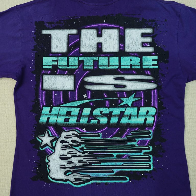 Hellstar Goggles T-Shirt Purple - 19