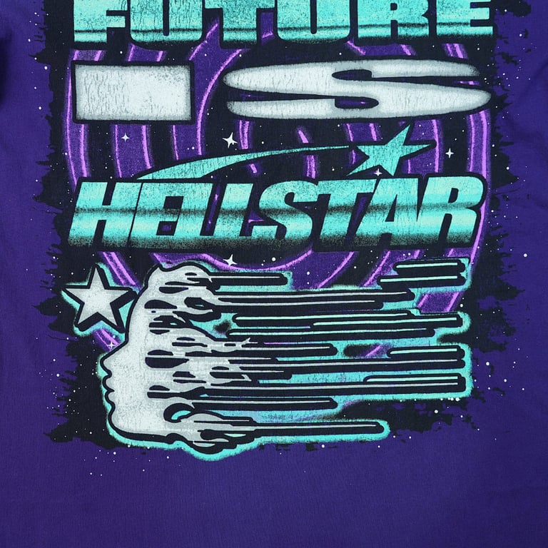 Hellstar Goggles T-Shirt Purple - 20