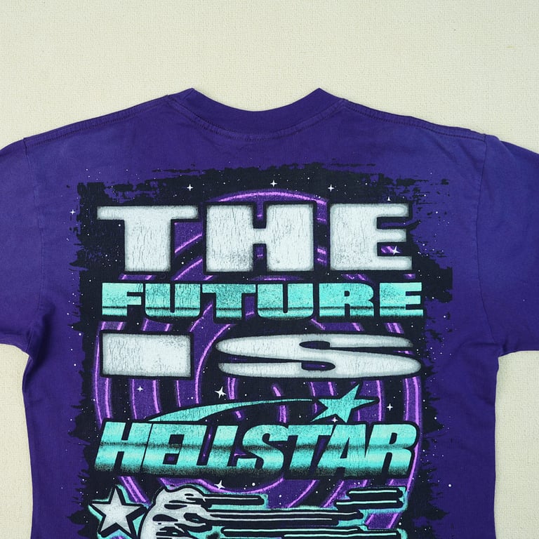 Hellstar Goggles T-Shirt Purple - 21
