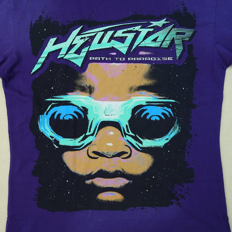 Hellstar Goggles T-Shirt Purple - 8