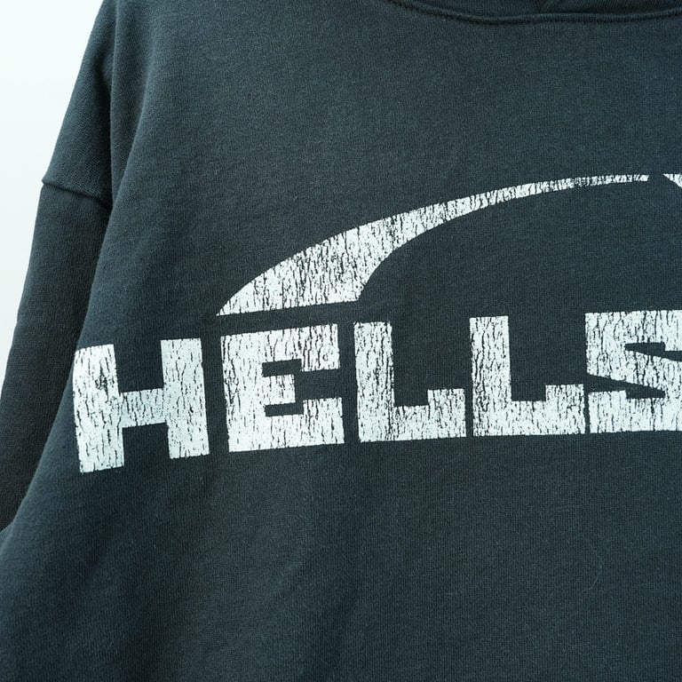 Hellstar Studios Basic Logo Hoodie Vintage Black - 9