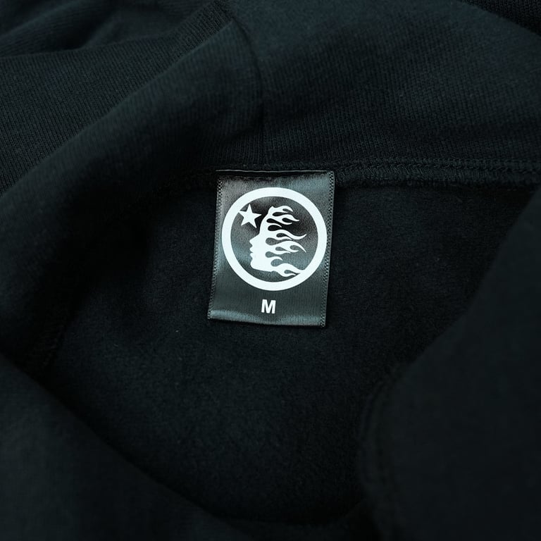 Hellstar Studios Basic Logo Hoodie Vintage Black - 15