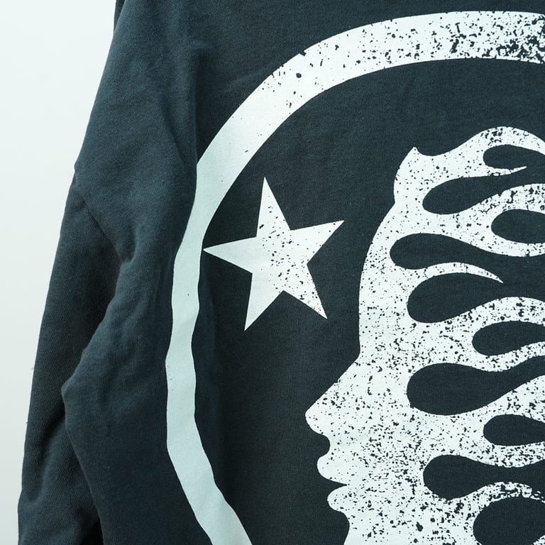 Hellstar Studios Basic Logo Hoodie Vintage Black - 20