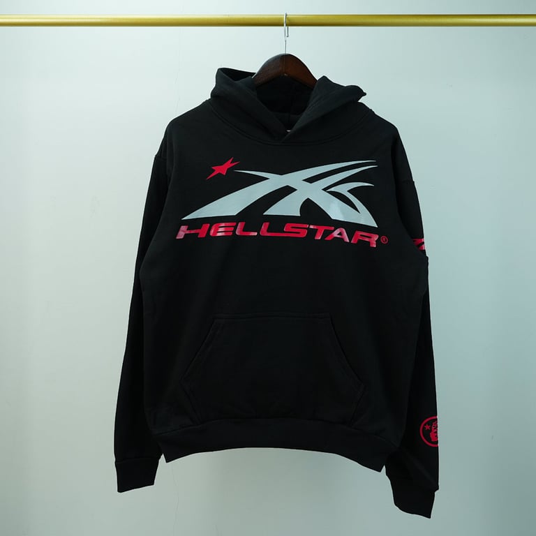 Hellstar Sport Logo Hoodie Black - 4