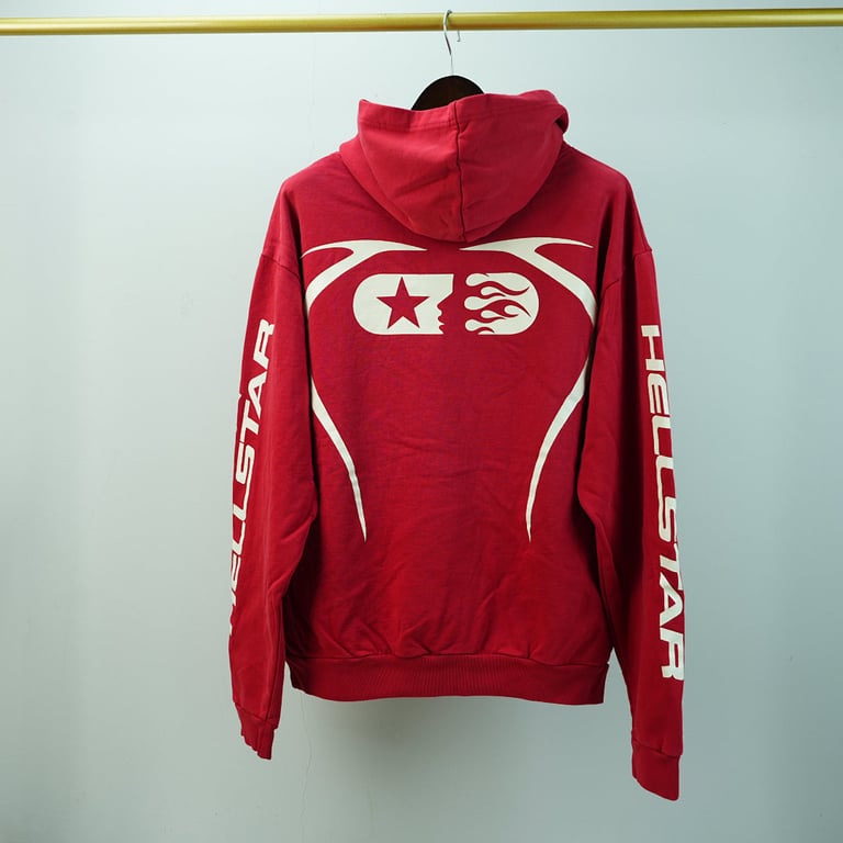 Hellstar Sport Hoodie Red - 17