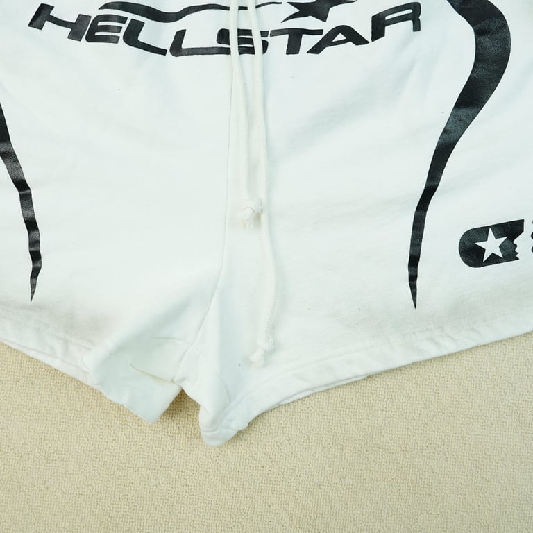 Hellstar Warm Up Shorts White - 14