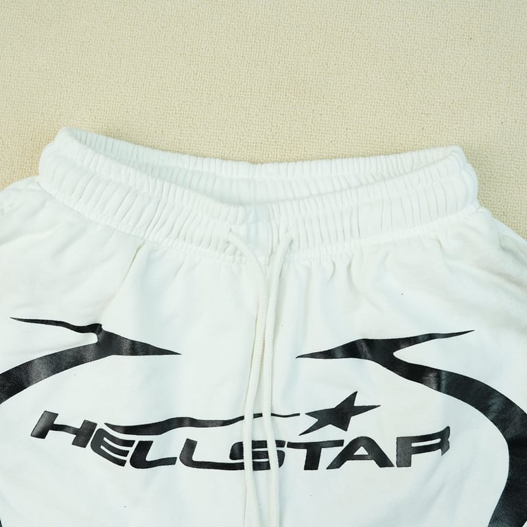Hellstar Warm Up Shorts White - 15