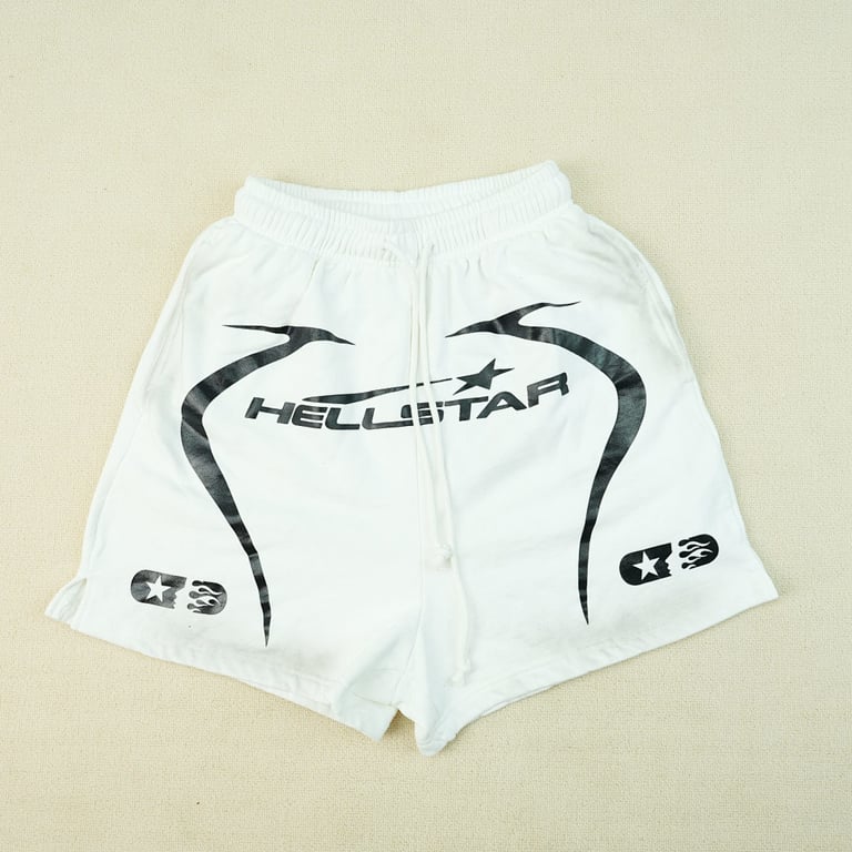 Hellstar Warm Up Shorts White - 3