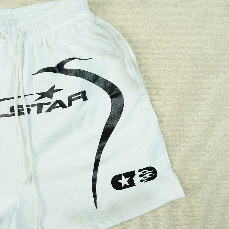 Hellstar Warm Up Shorts White - 5