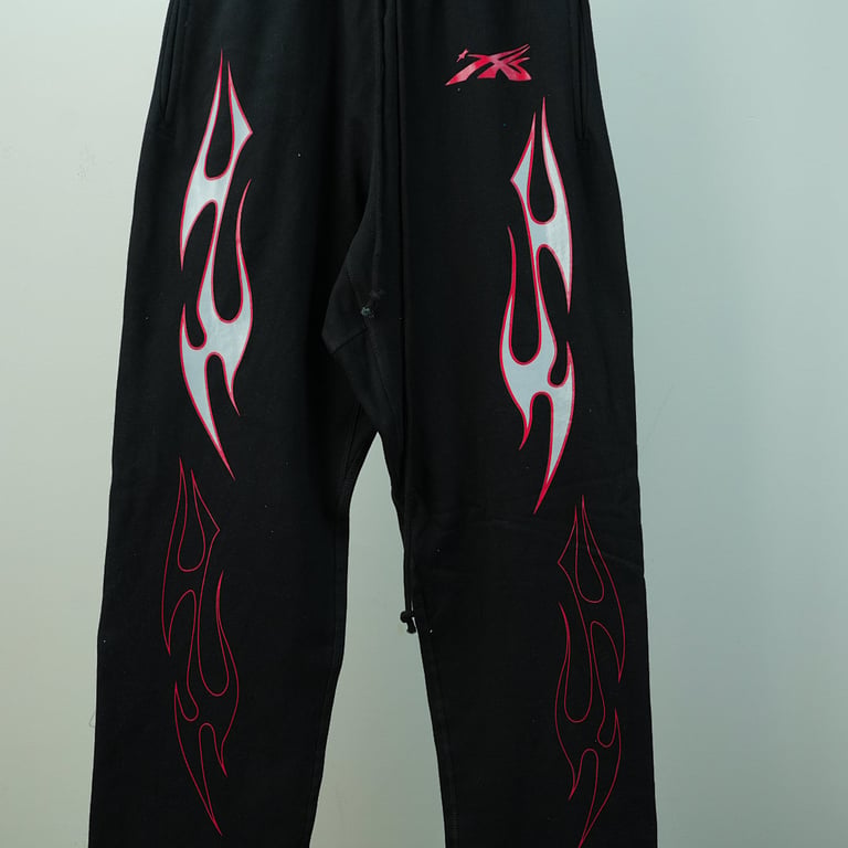 Hellstar Sports Future Flame Sweatpants Black - 3