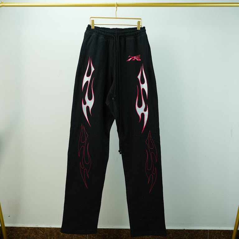 Hellstar Sports Future Flame Sweatpants Black - 5