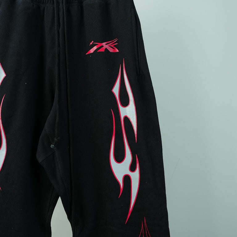 Hellstar Sports Future Flame Sweatpants Black - 7