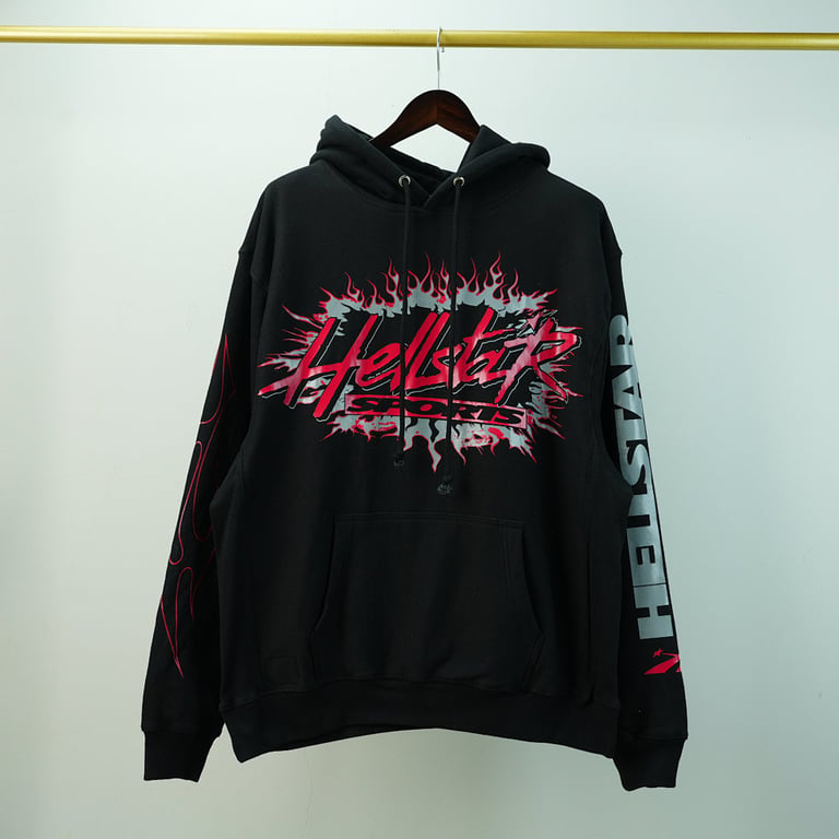 Hellstar Sports Future Flame Hoodie Black - 10