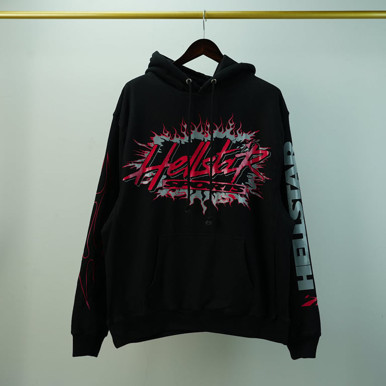 Hellstar Sports Future Flame Hoodie Black - 12