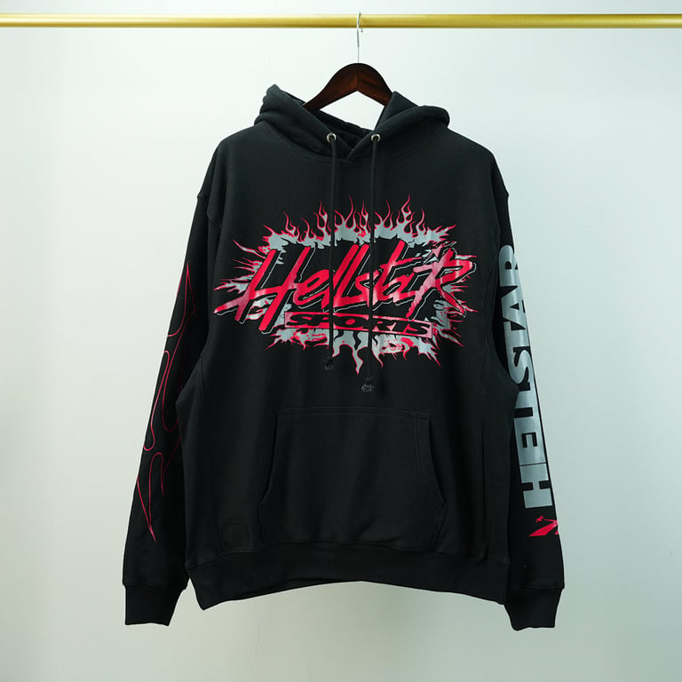 Hellstar Sports Future Flame Hoodie Black - 4