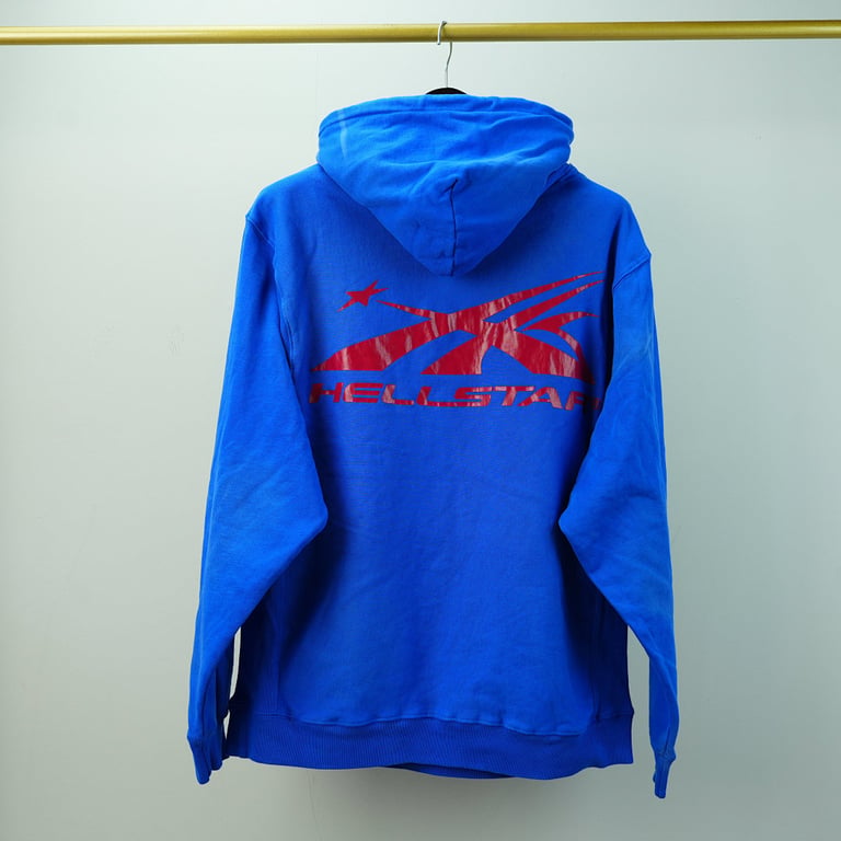 Hellstar Gel Hoodie Blue - 20