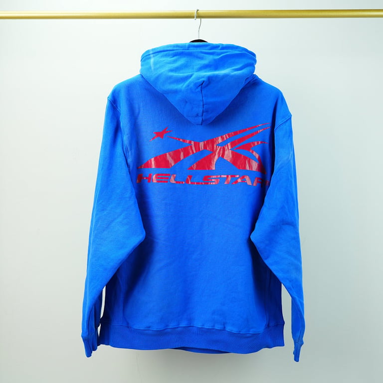 Hellstar Gel Hoodie Blue - 21