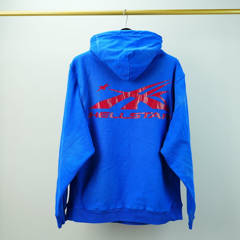 Hellstar Gel Hoodie Blue - 22